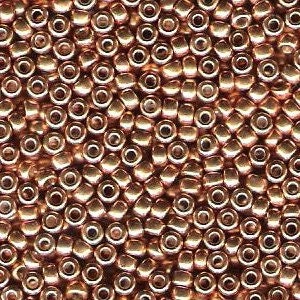 Galvanized Gold 8/0 seed beads || RR8-0182 - Mack & Rex