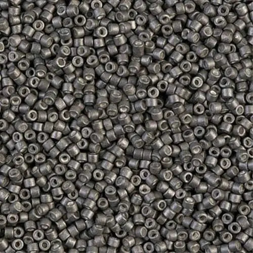 Galvanized Matte Graphite 11/0 delica beads || DB1175