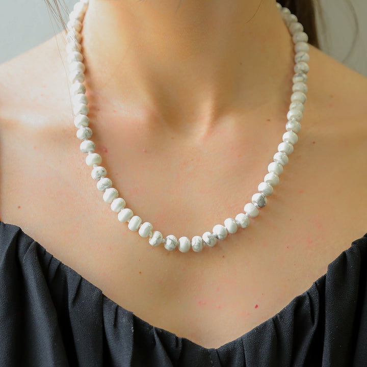 Gem Howlite Necklace 18.5 inches