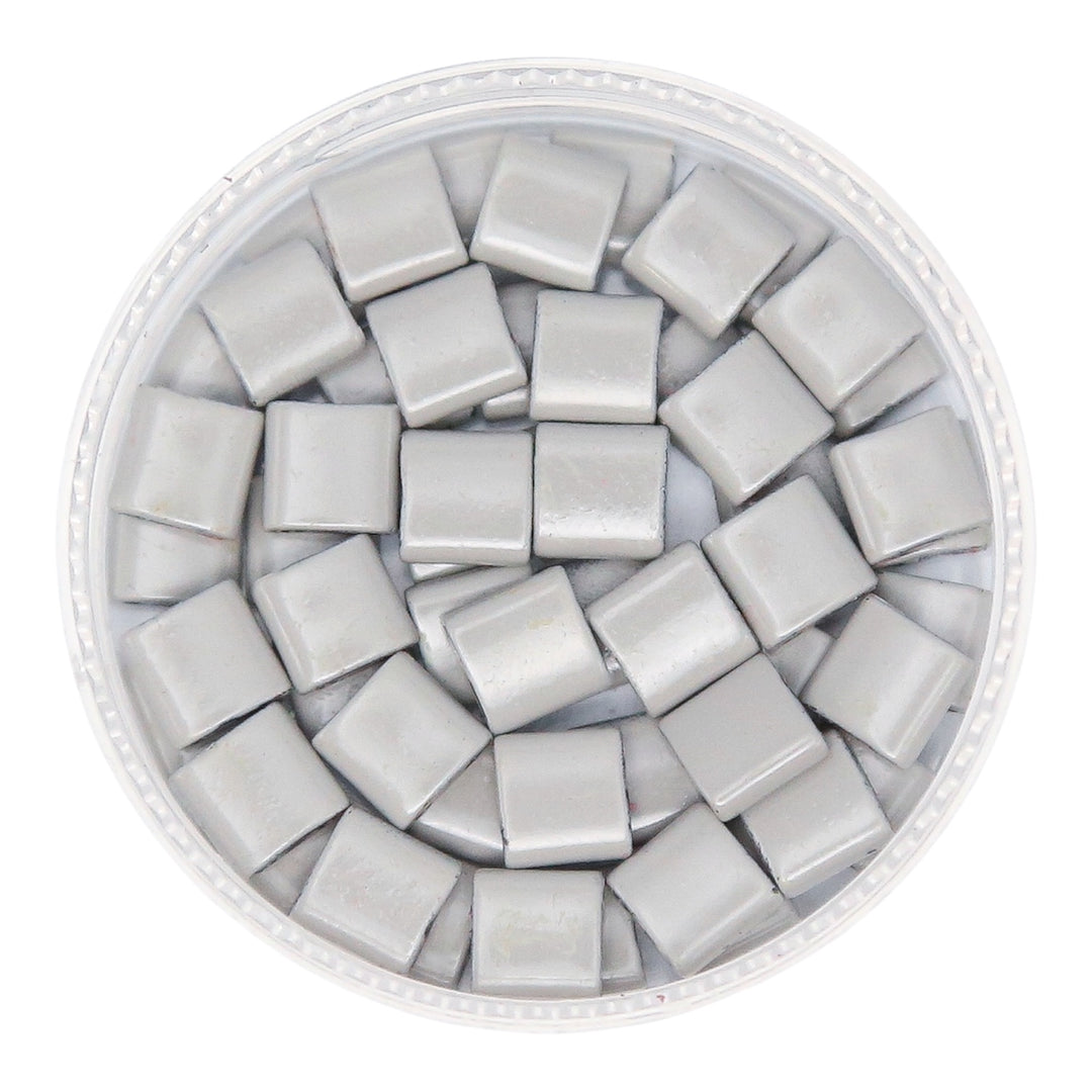 GRAY ONYX - Half Tile Beads