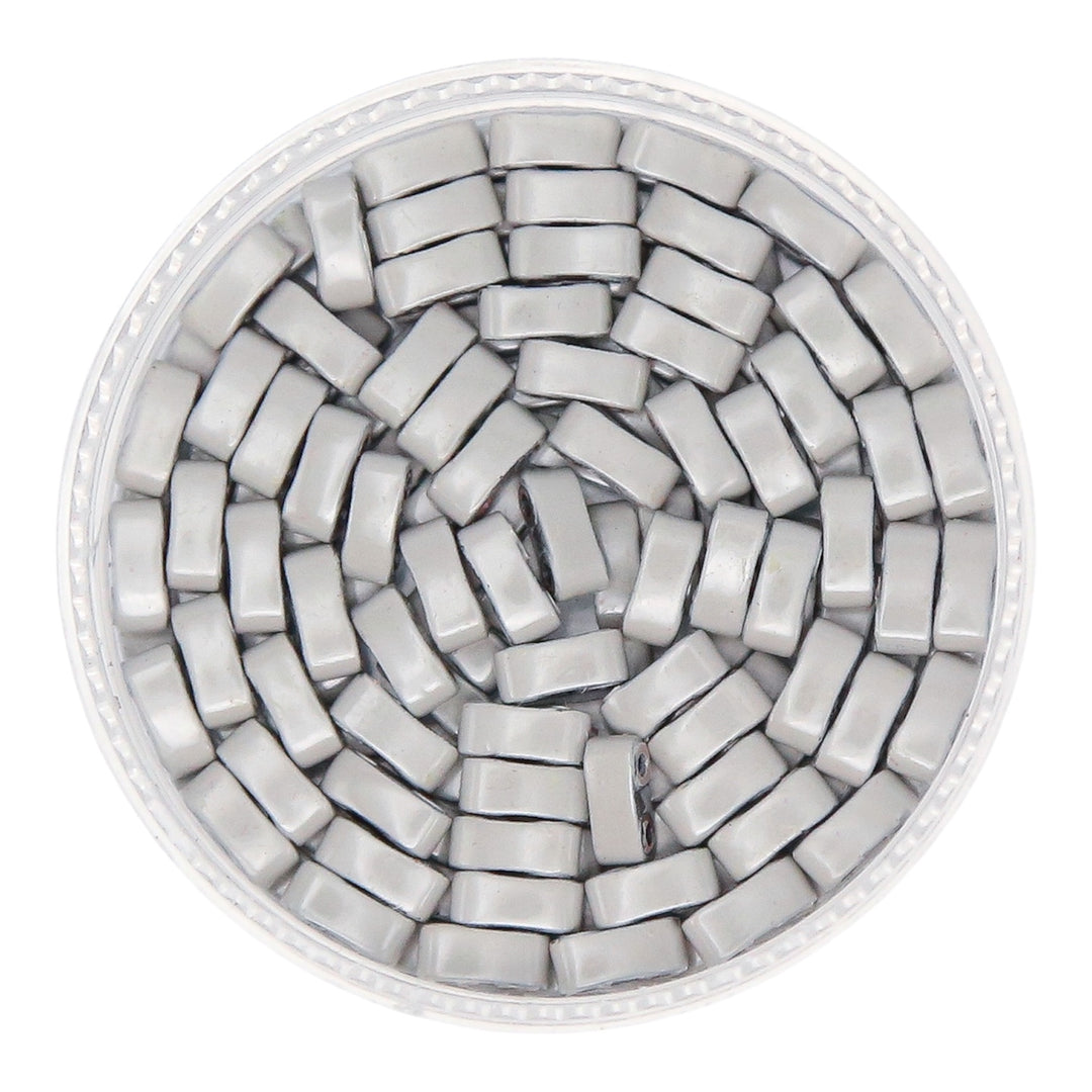 GRAY ONYX - Half Tile Beads