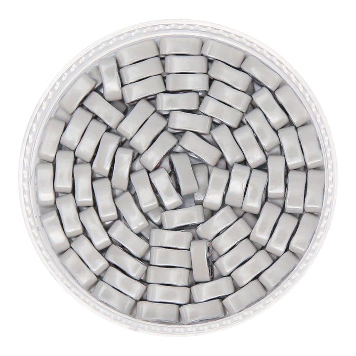 GRAY ONYX - Half Tile Beads