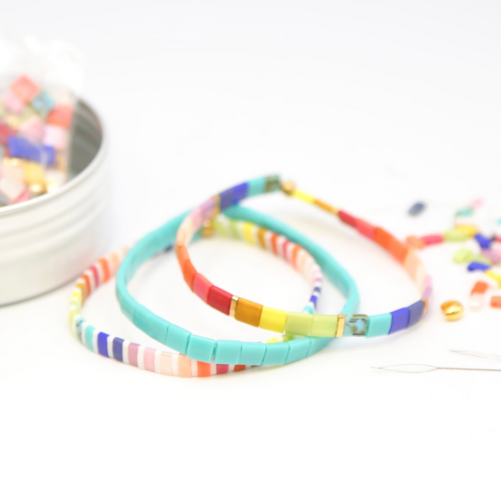 HAPPY - Bracelet Making Kit - DIY 3 Bracelets
