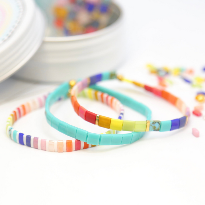 HAPPY - Bracelet Making Kit - DIY 3 Bracelets