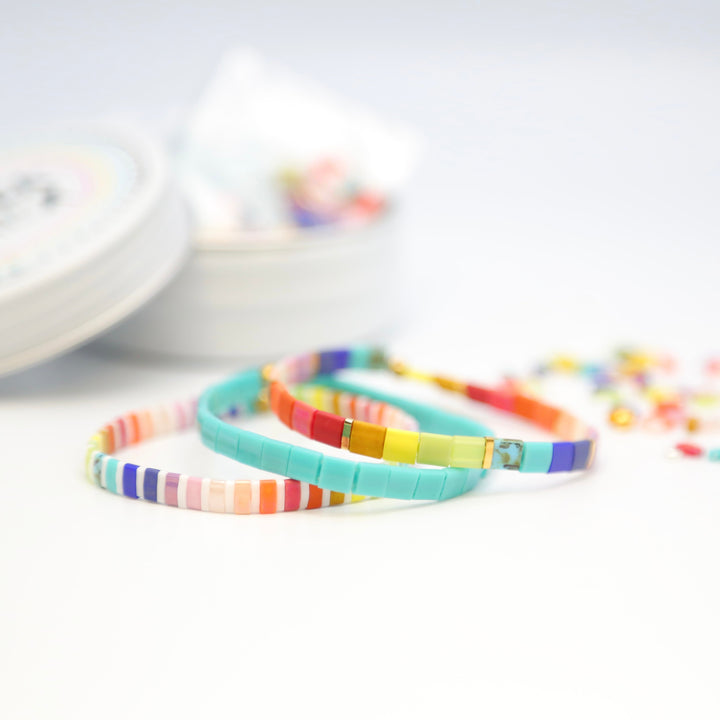 HAPPY - Bracelet Making Kit - DIY 3 Bracelets - Mack & Rex