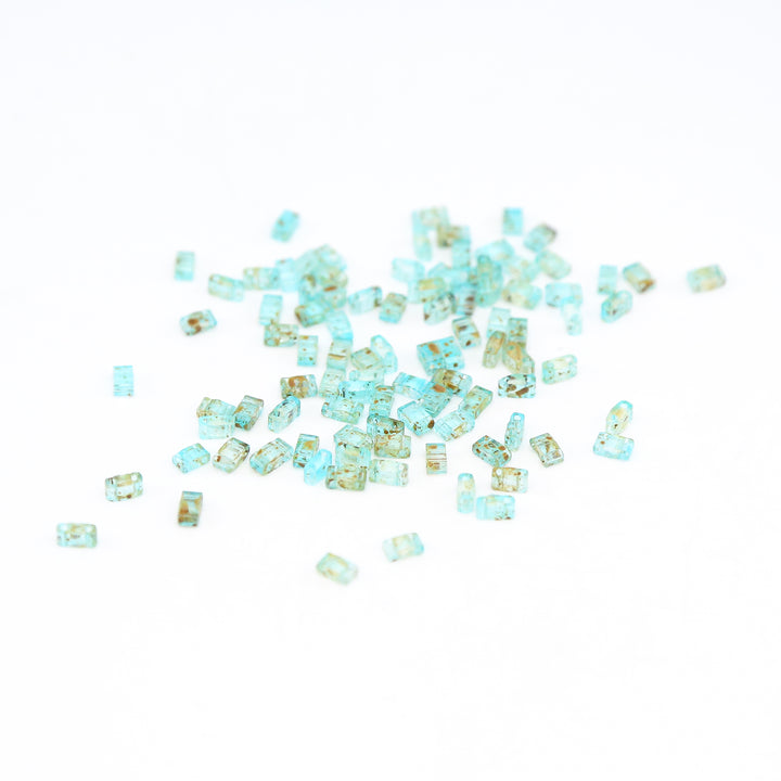 6029 - Aqua Picasso | Tile Beads