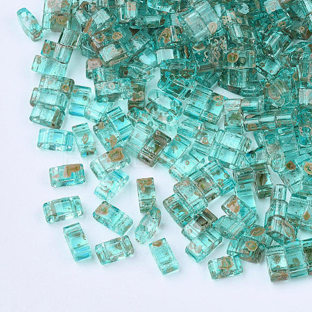 6029 - Aqua Picasso | Tile Beads