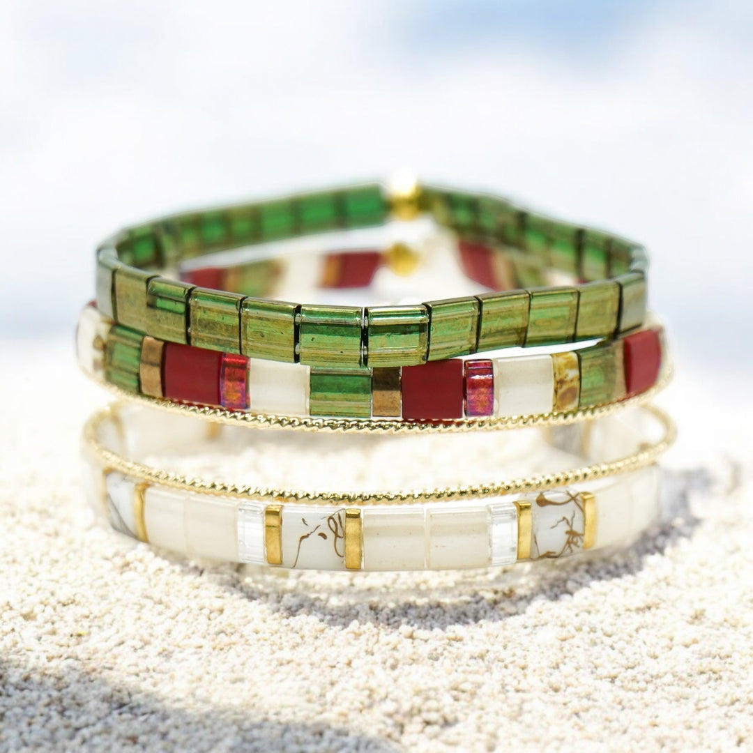 HOLIDAY - Bracelet Stack of 4