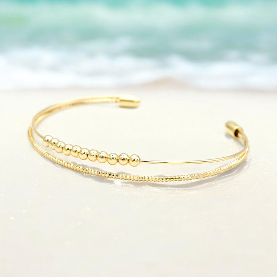 GOLDEN ERA - Gold Cuff Accent Bracelet