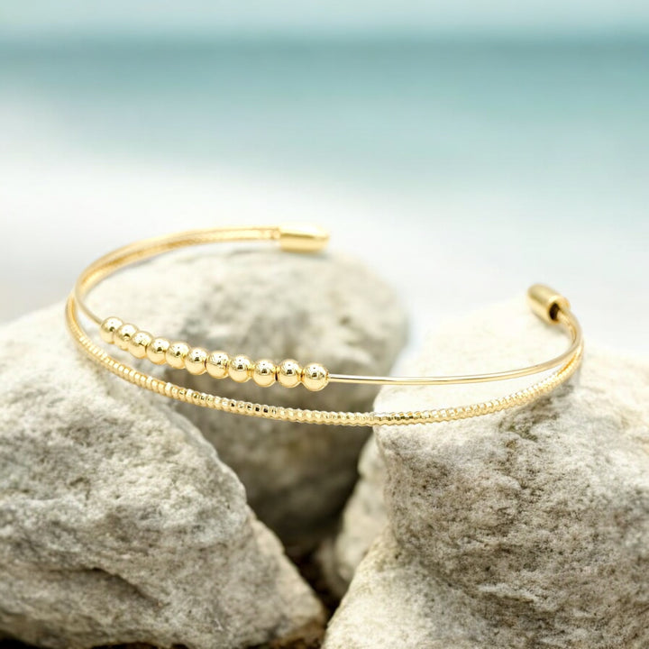 GOLDEN ERA - Gold Cuff Accent Bracelet