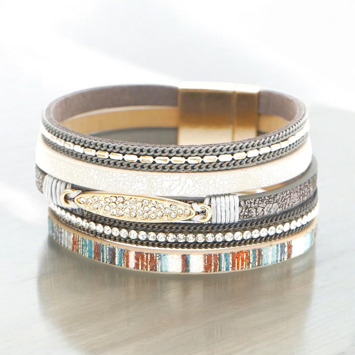 TRIBE - Leather Accent Bracelet