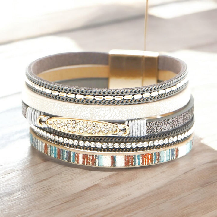 TRIBE - Leather Accent Bracelet