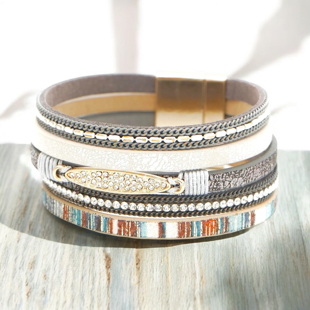 TRIBE - Leather Accent Bracelet