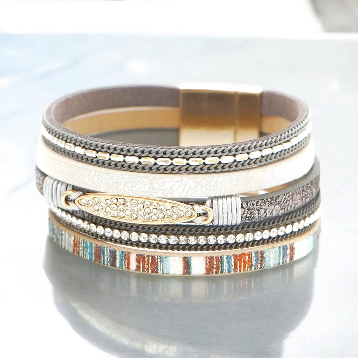 TRIBE - Leather Accent Bracelet