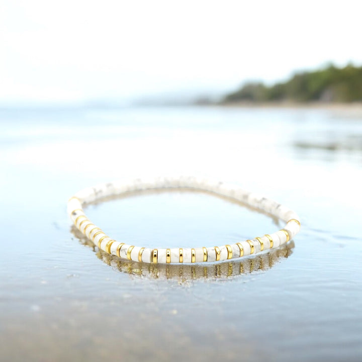 WEDDING VOWS - Howlite Accent Bracelet