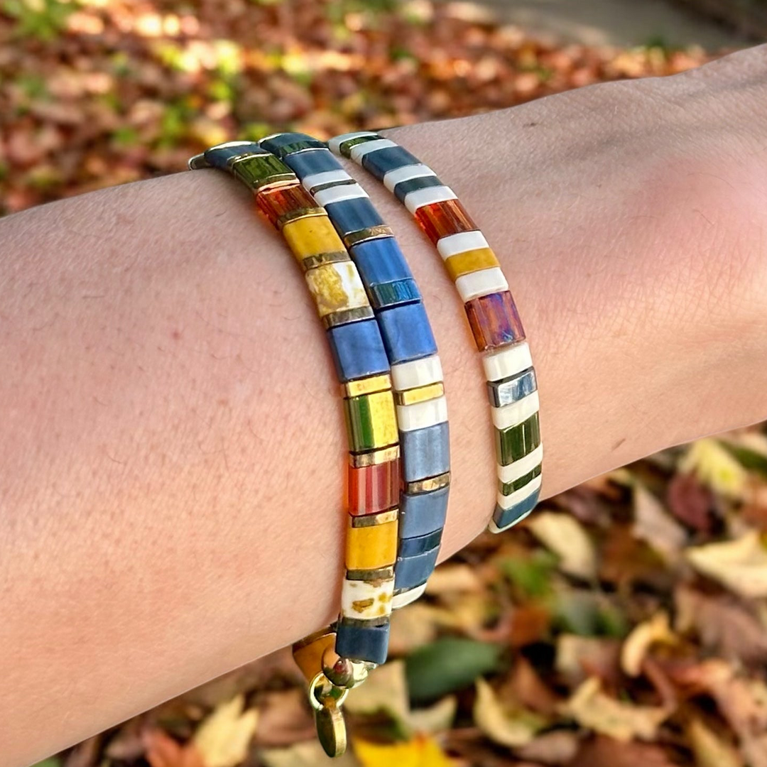 SWEATER WEATHER - Tila Bead Bracelets Stack