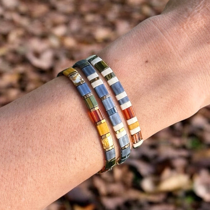 SWEATER WEATHER - Tila Bead Bracelets Stack