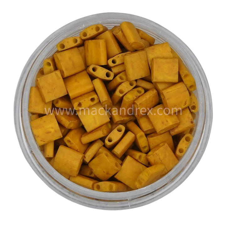 2312 Tila Beads - Mustard