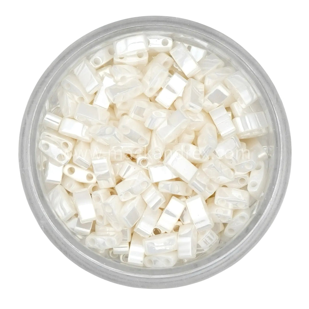 0592 Tila Beads - Pearl Ceylon