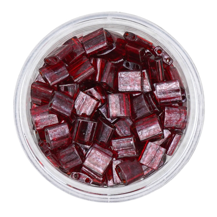 0304 Tila Beads - Garnet Luster