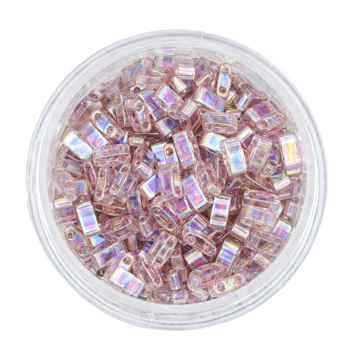 Amethyst Rainbow Half Tila | HTL0256