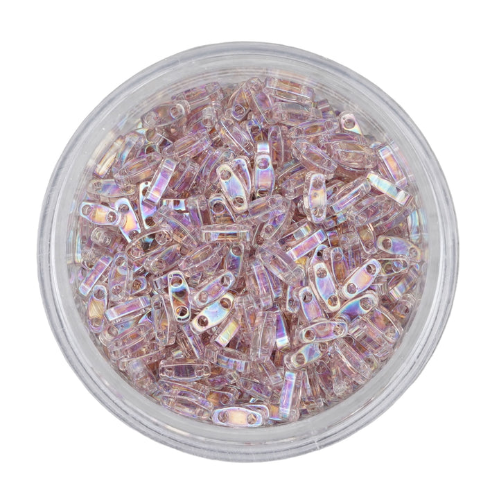 0256 Amethyst Rainbow - Quarter Tila Beads