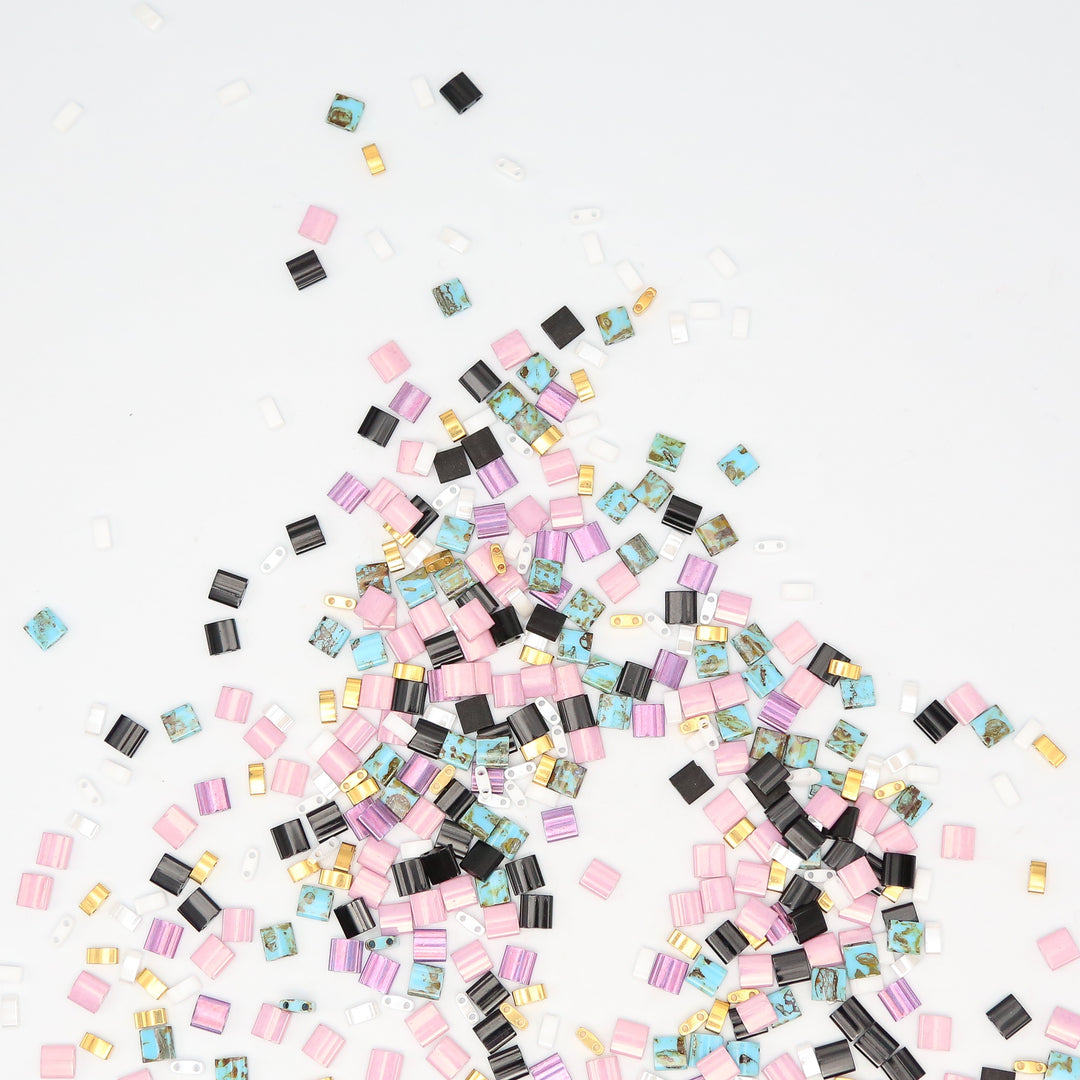 INDULGE - Multi-colored Tila Bead Mix