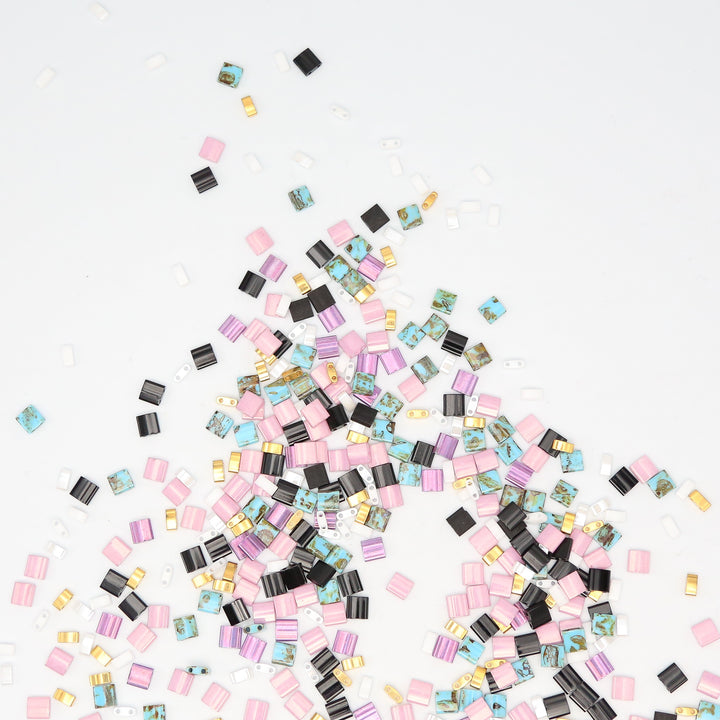 INDULGE - Multi-colored Tila Bead Mix