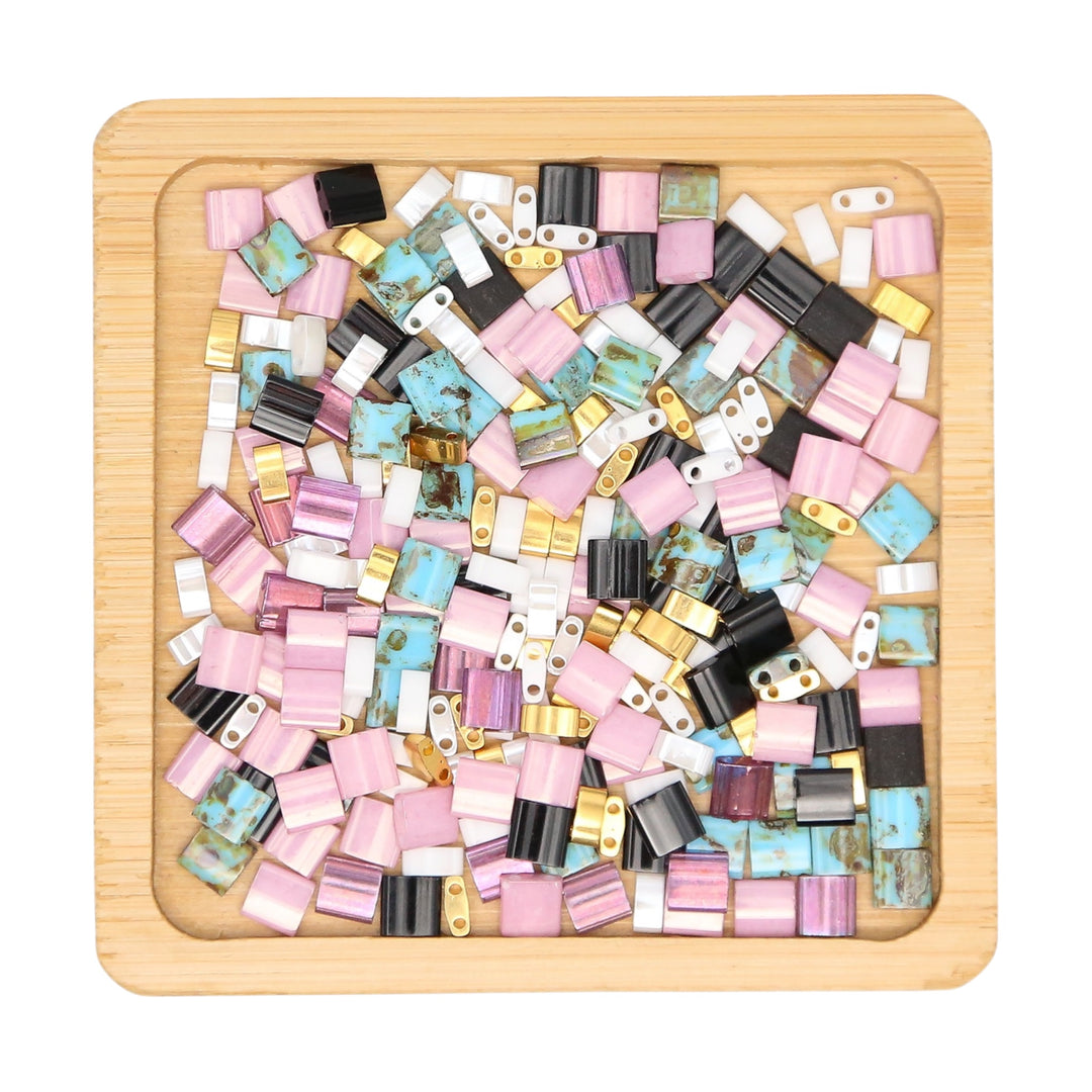 INDULGE - Multi-colored Tila Bead Mix