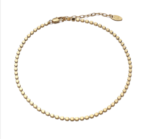 KADIA | 14K Gold Choker Necklace | 12.5 inches and fits XXS to M