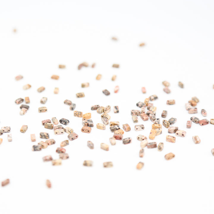 LEOPARD SKIN - Whole Stone Tile Beads
