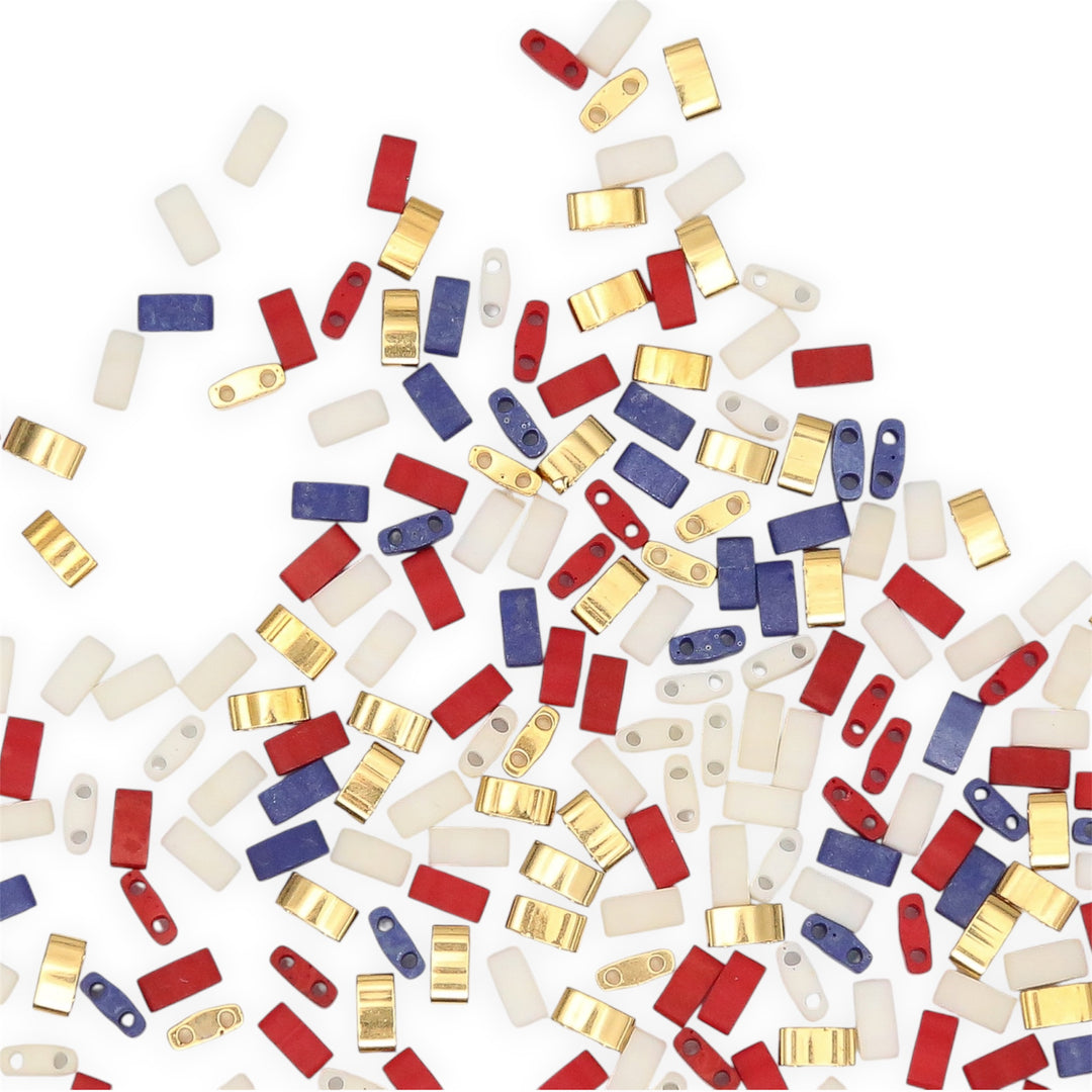 LIBERTY - Multi-colored Tila Bead Mix