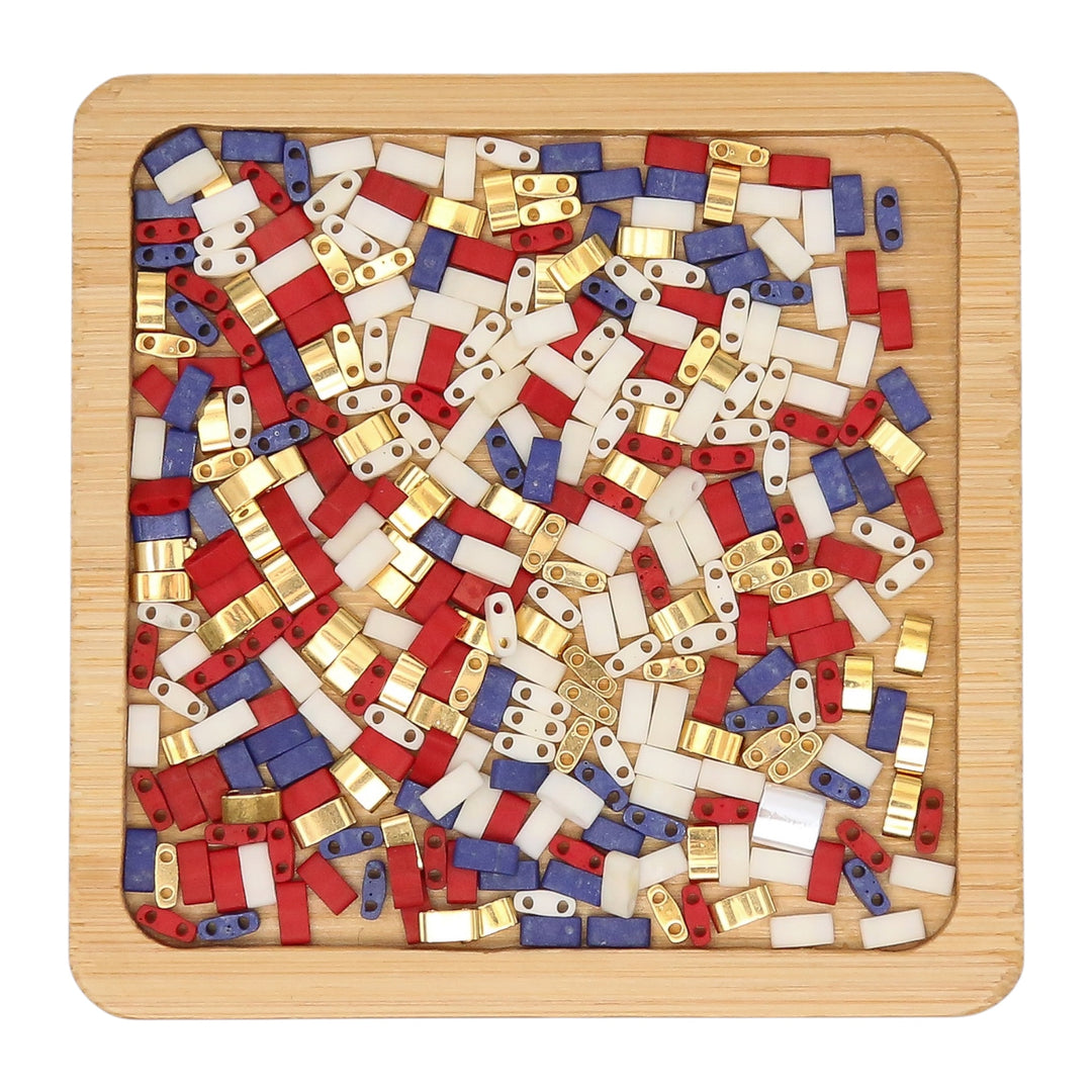 LIBERTY - Multi-colored Tila Bead Mix