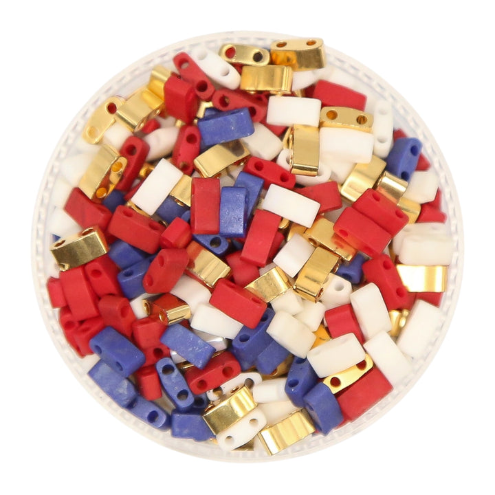 LIBERTY - Multi-colored Tila Bead Mix