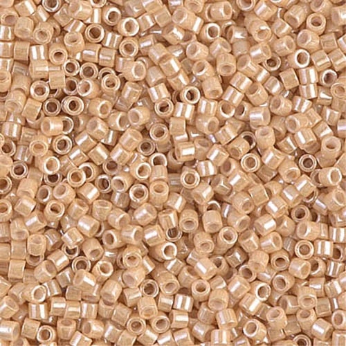 Light Caramel Ceylon  10/0 Delica || DBM-0205 ||  Delica Seed Beads - Mack & Rex