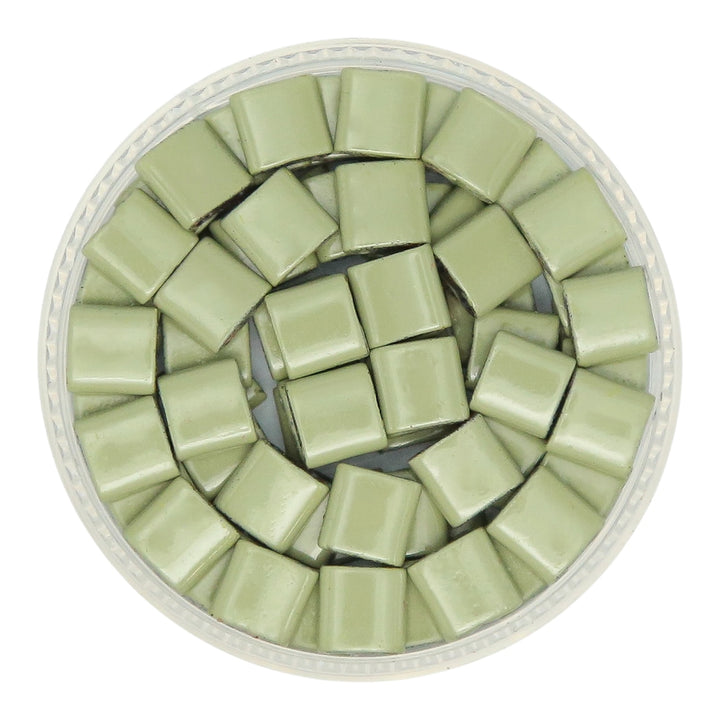 LIGHT MOSS - Half Tile Beads