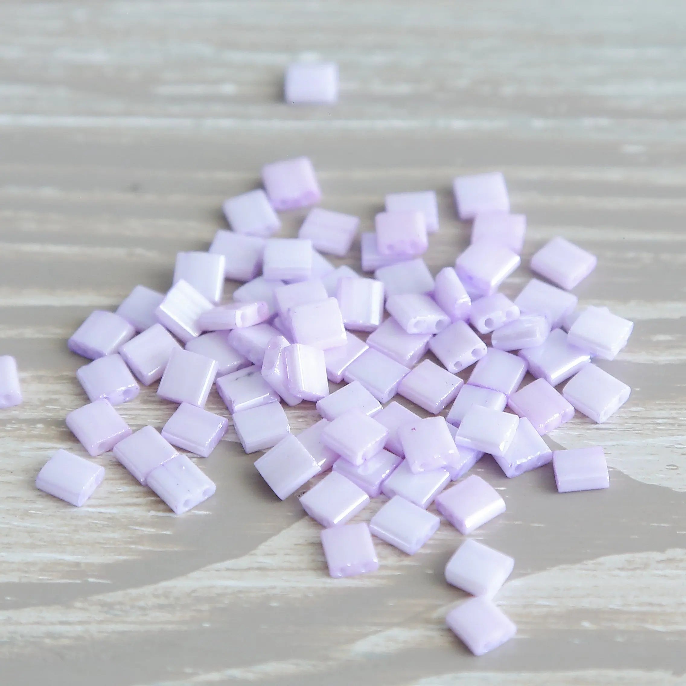 Lilac Purple - Designer Tile Beads TL6055 - Mack & Rex
