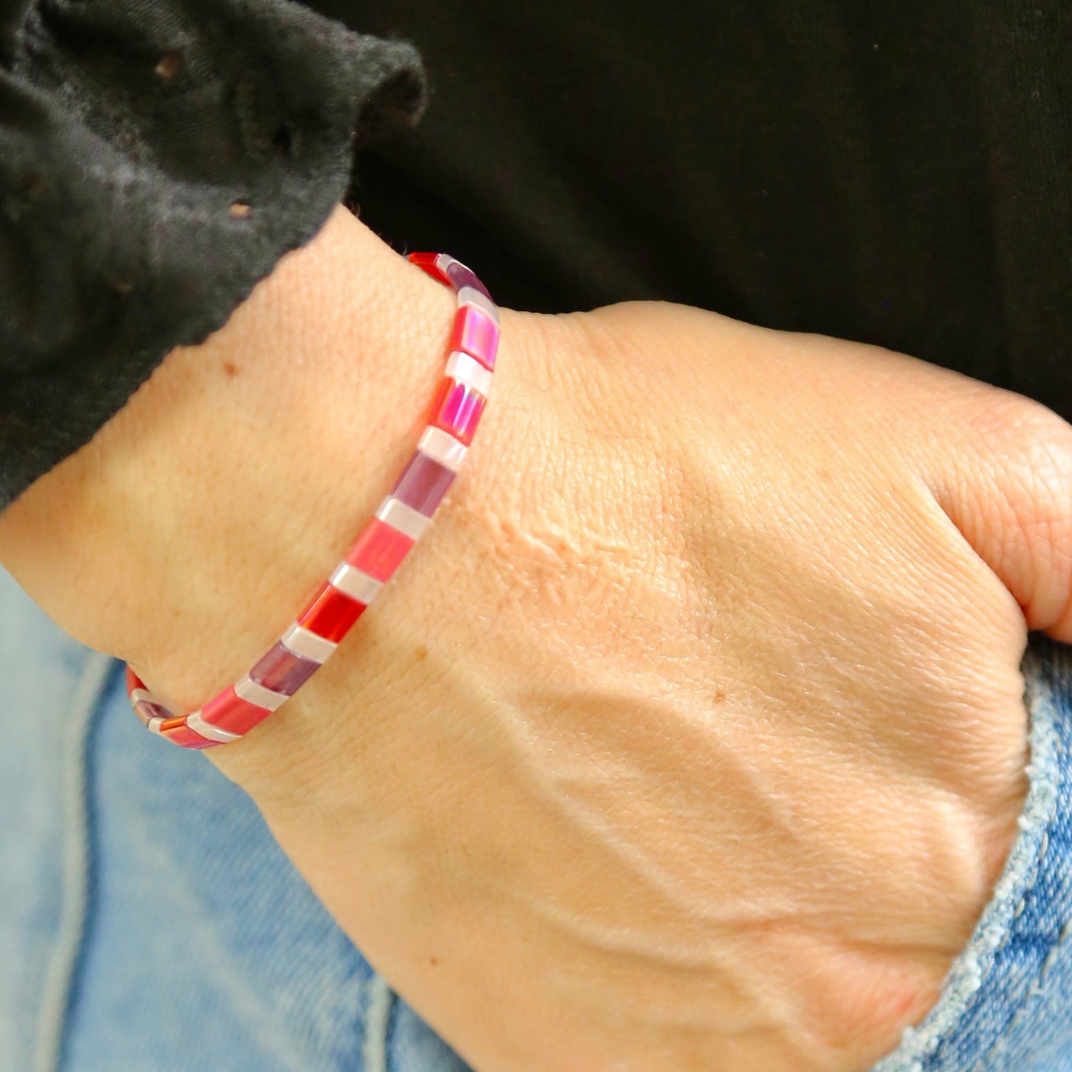 Mack & Rex Beaded Bracelets - 2X-Large 7.25-Inch, Miyuki Glass