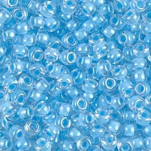 Luminous Ocean Blue 8/0 seed beads || RR8-4300 - Mack & Rex