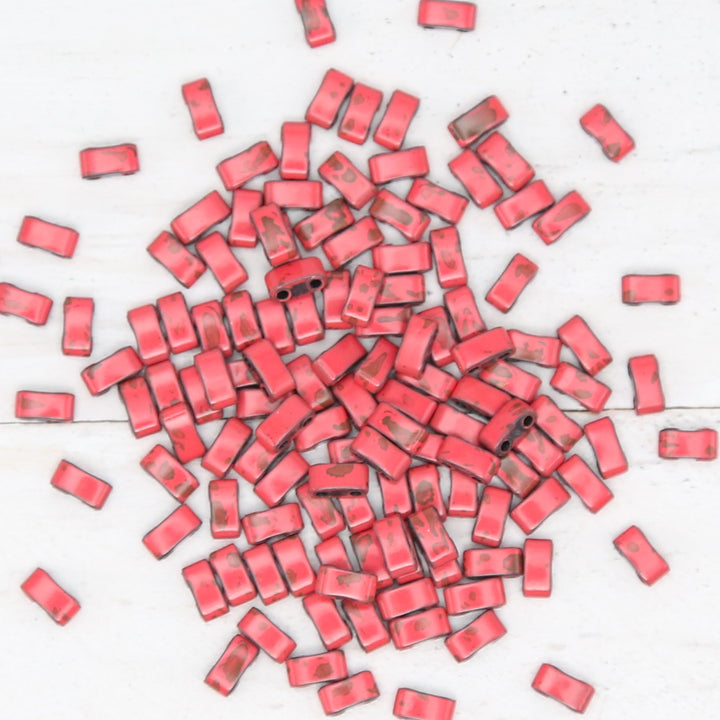 DIRTY STRAWBERRY - Half Tile Beads