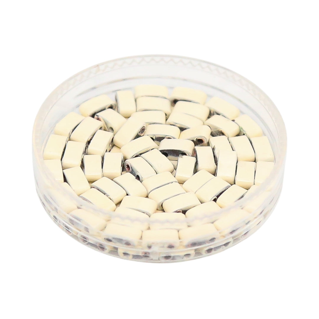 ANTIQUE WHITE - Whole Tile Beads