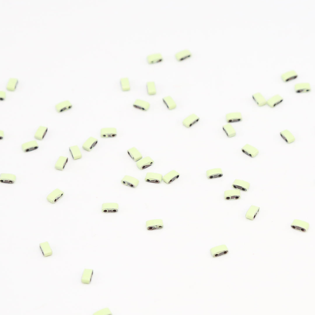 LIME CREAM Light Green - Whole Tile Beads