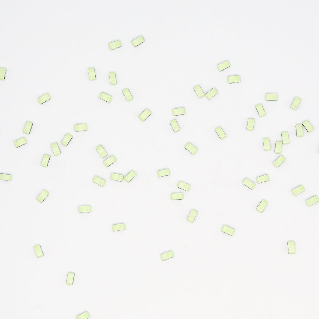 LIME CREAM Light Green - Whole Tile Beads