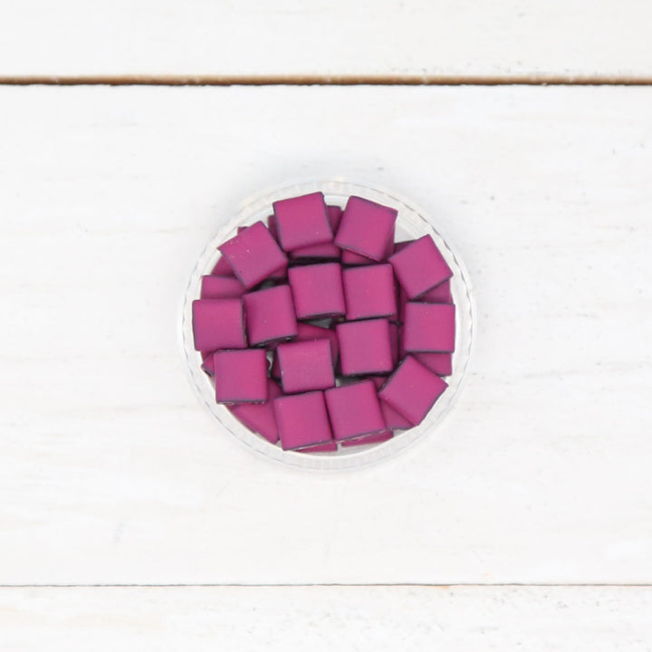 DARK ORCHID - Half Tile Beads