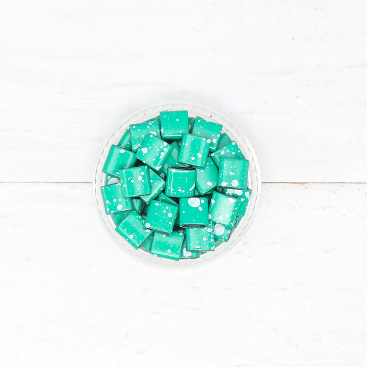 SALTED JADE - Half Tile Beads