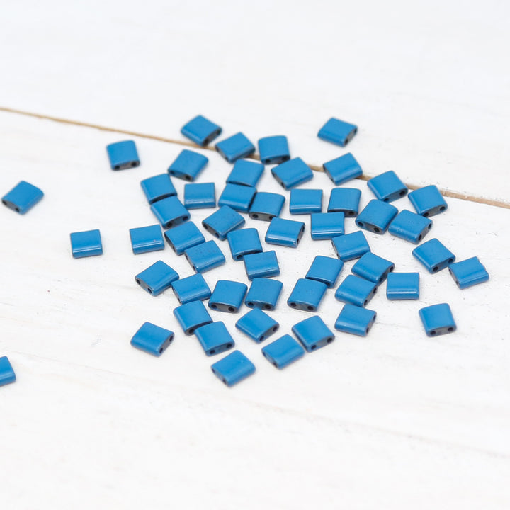 TROPICAL BLUE - Half Tile Beads