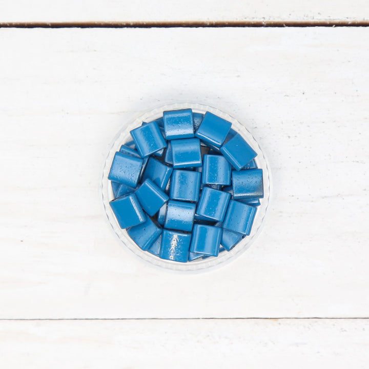 TROPICAL BLUE - Half Tile Beads