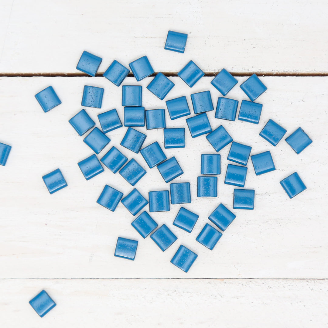 TROPICAL BLUE - Half Tile Beads