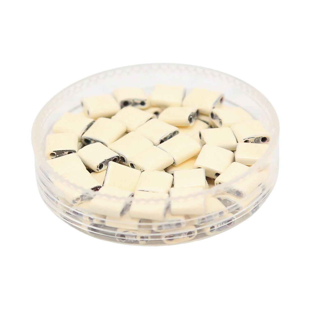 ANTIQUE WHITE - Whole Tile Beads