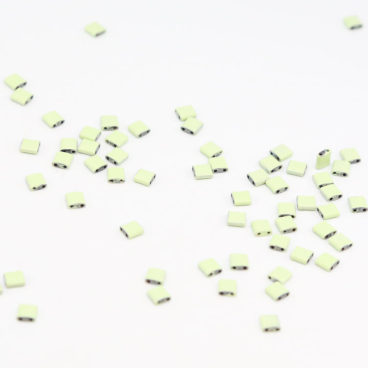 LIME CREAM Light Green - Whole Tile Beads